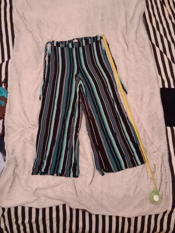 Pantalon fluide femme 34 rayé c21