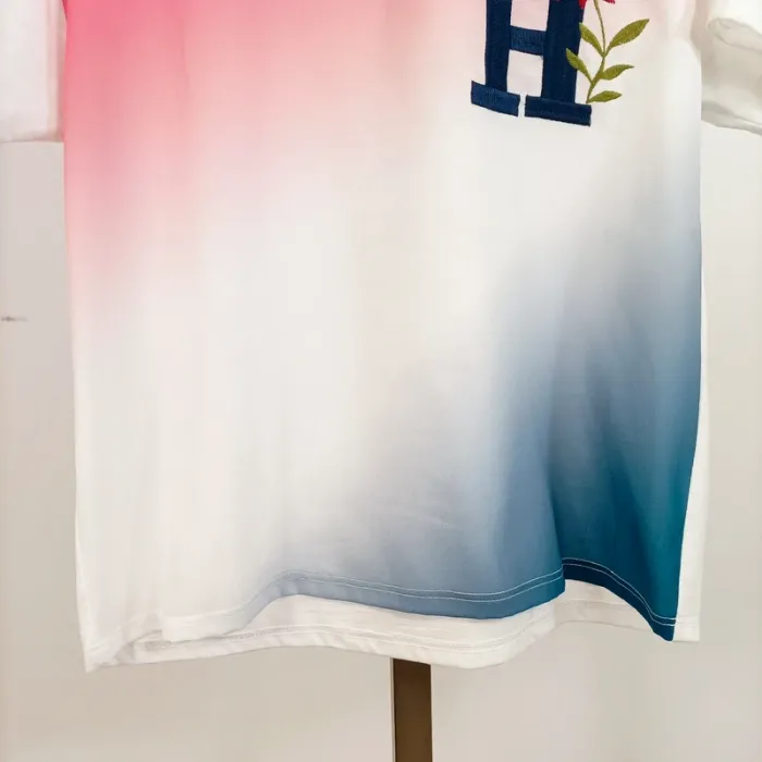 T-shirt dégradé rouge/bleu – CMT Atelier – Taille M estimée A681 - photo numéro 4
