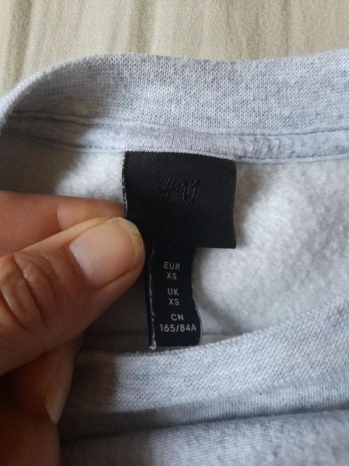 Sweat gris femme taille 34 - photo numéro 3