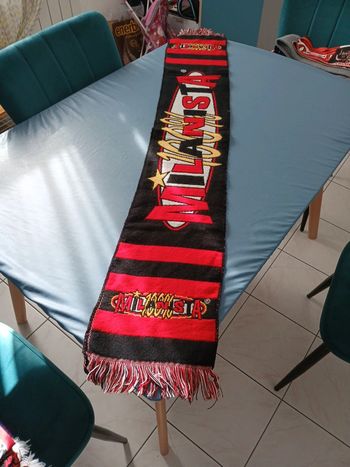 Écharpe foot milan ac Italie italia