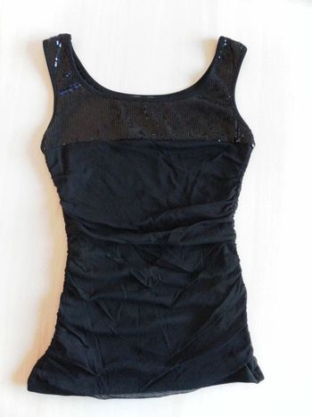 débardeur sequins fêtes