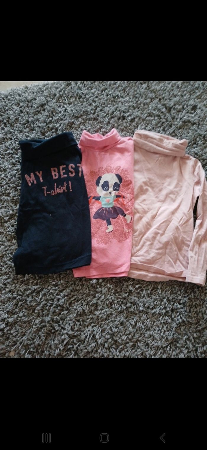 Lot tee shirt manches longues