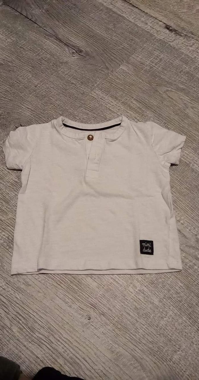 T shirt blanc 3 mois garçon