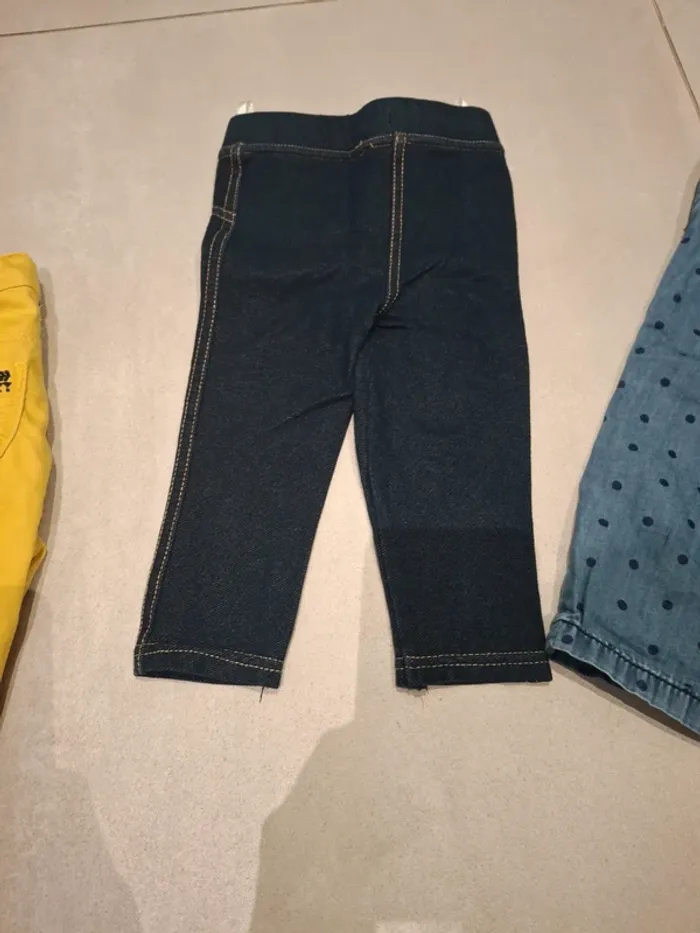 Lot de 6 pantalons fille 12 mois - photo numéro 8