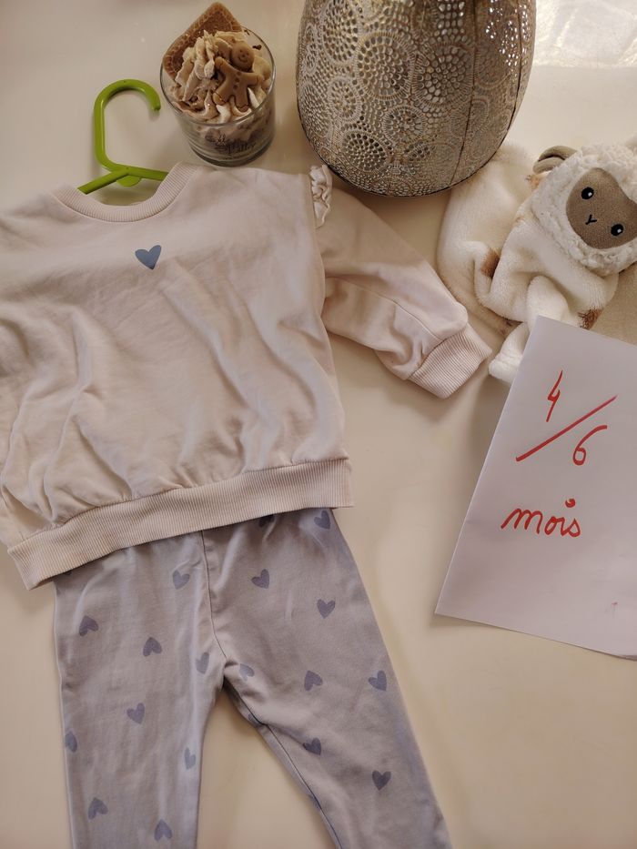 Ensemble fille 4-6 mois