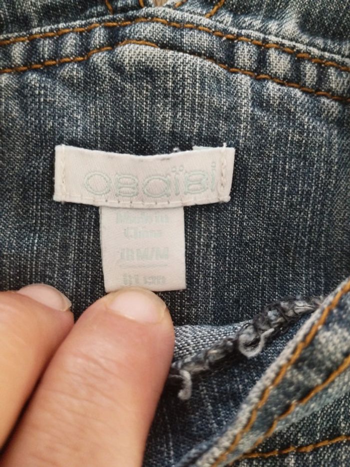 Salopette en jean garçon 18 mois Obaïbi - photo numéro 4