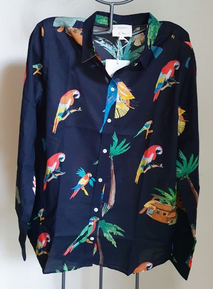 Sézane chemise Perroquets G.Kero t,36 neuve avec étiquette
