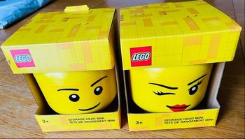 Lego - 2 boîtes de rangement mini
