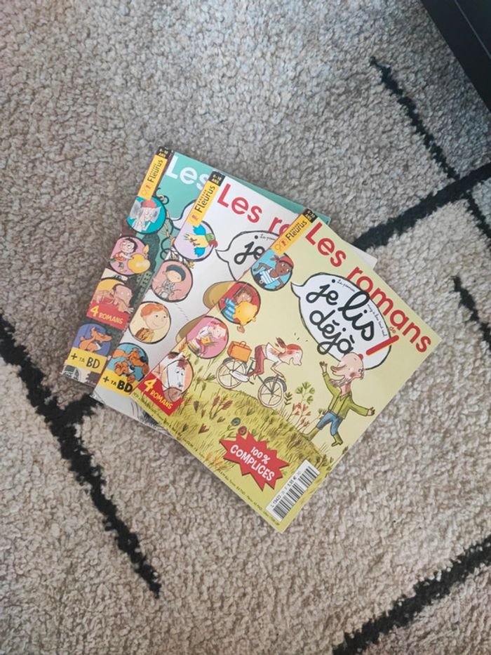 Lot de 3 livres les romans je lis déjà