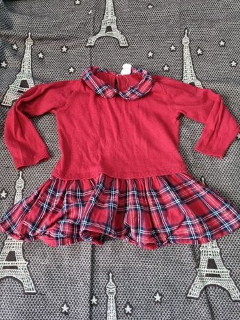 Robe style écossais 86cm