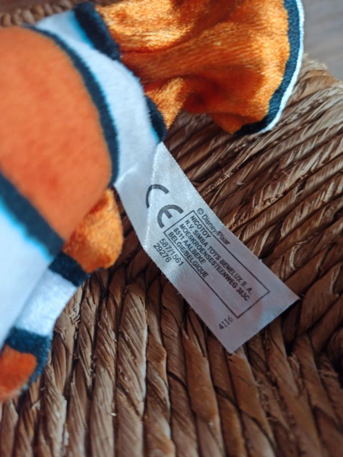peluche petit Nemo nicotoy tbe - photo numéro 3