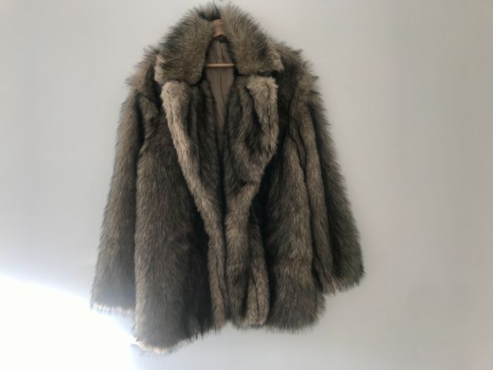 Manteau Fausse Fourrure Doux et Chaud - Taille M