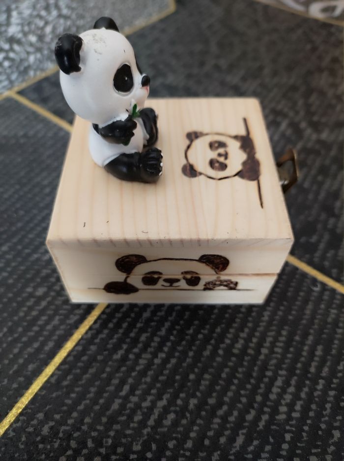 🌟 Coup de cœur – Pot à dents Panda 🐼✨ fait main - photo numéro 5