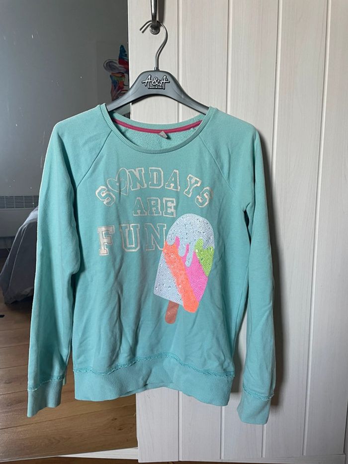 Pull esprit bleu 14-15 ans