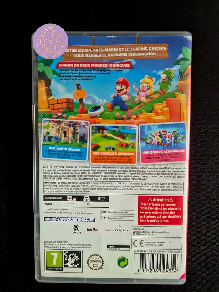 Mario + Les Lapins Crétins : Kingdom Battle – Nintendo Switch - photo numéro 2