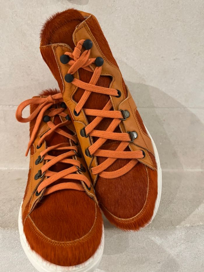 Sneakers Tag Oslo en cuir - photo numéro 3