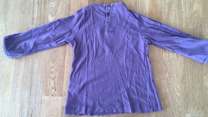 T-shirt violet Enjoy my planet - photo numéro 4