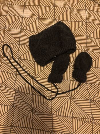 Écharpe et moufle