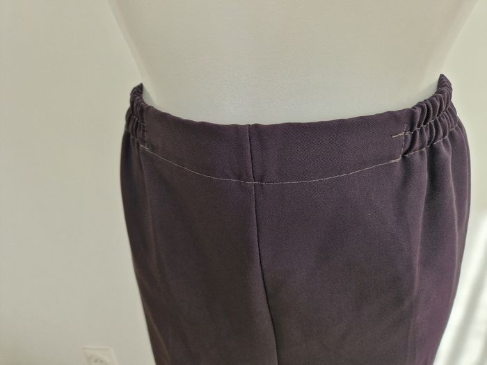 Pantalon gris foncé élastique - photo numéro 3