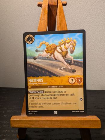 🌟 Maximus– Disney Lorcana FR - En excellent état 🌟
