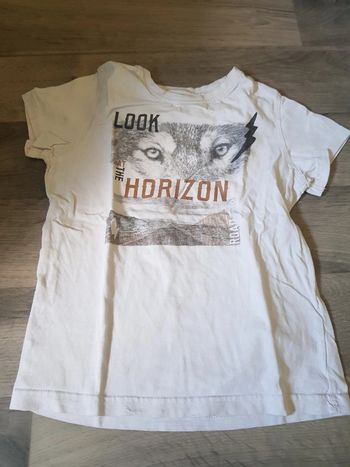 2 t-shirts in extenso 8 ans