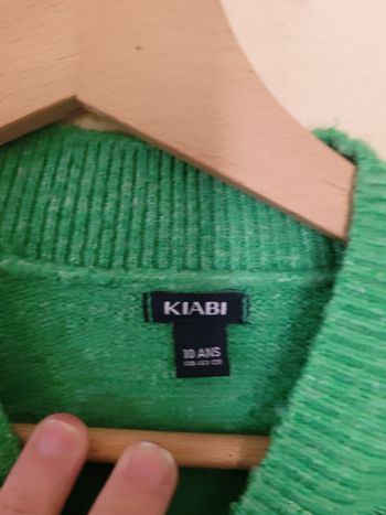 🌼 Pull chaud vert