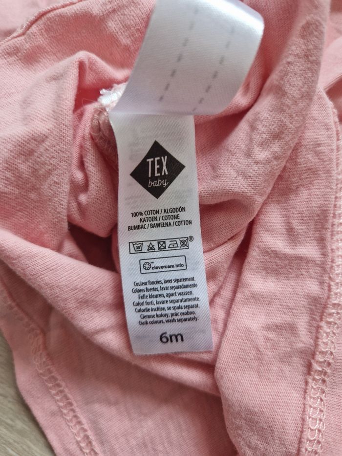 T-shirt bébé col montant Tex 6 mois - photo numéro 5