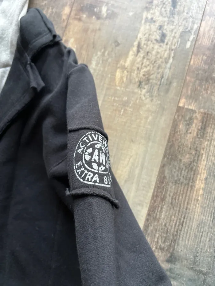 Gilet sweat capuche bicolore - photo numéro 6
