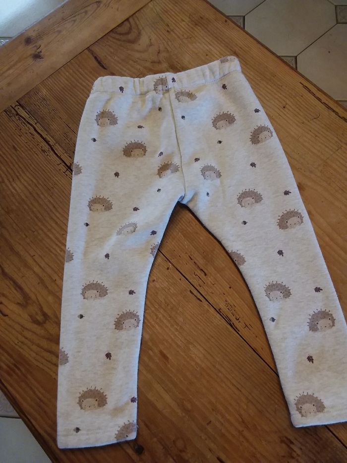 Pantalon molletonné fille 24 mois - photo numéro 4