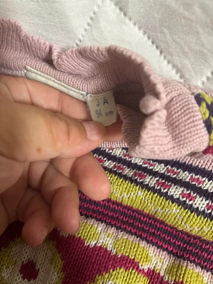 Pull vintage kiabi taille 3ans - photo numéro 4
