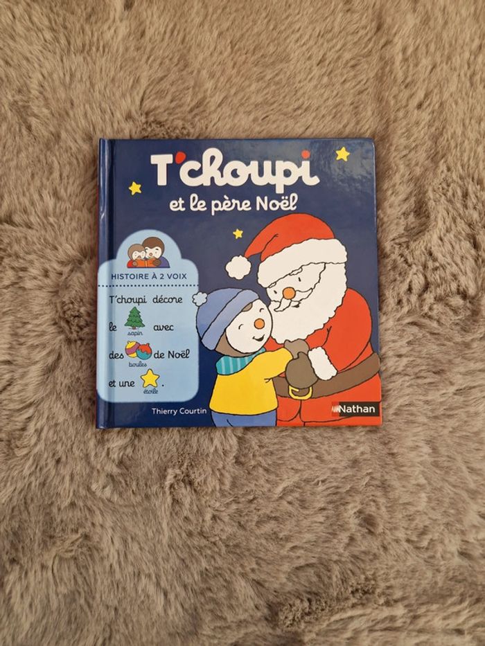 Livre t'choupi et le père Noël