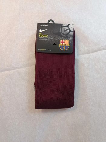 Chaussettes de foot Nike équipe FC Barcelone taille 34/38 authentique neuf