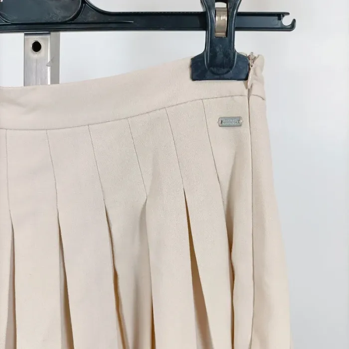 Jupe plissée beige Pacific Republic by Pull & Bear taille M A1026 - photo numéro 4