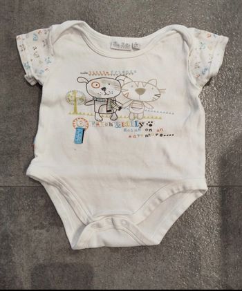 Body manches courtes 6 mois 