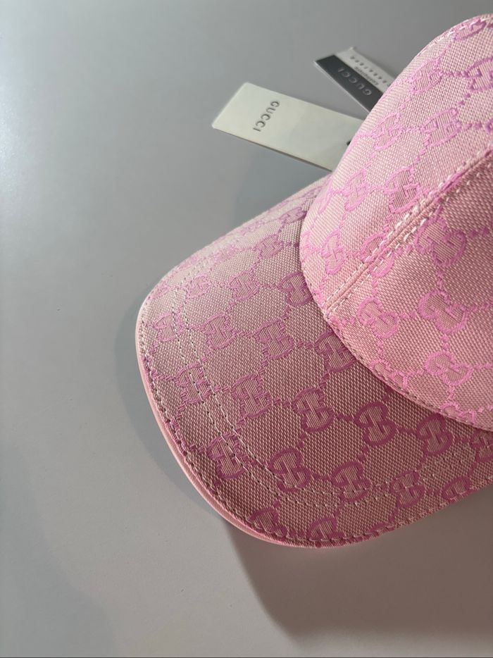 Casquette Gucci rose - photo numéro 3