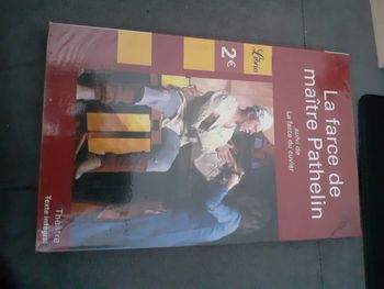 Livre la farce de maître pathelin