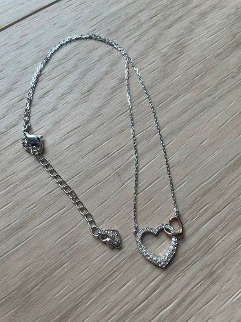Collier double cœur