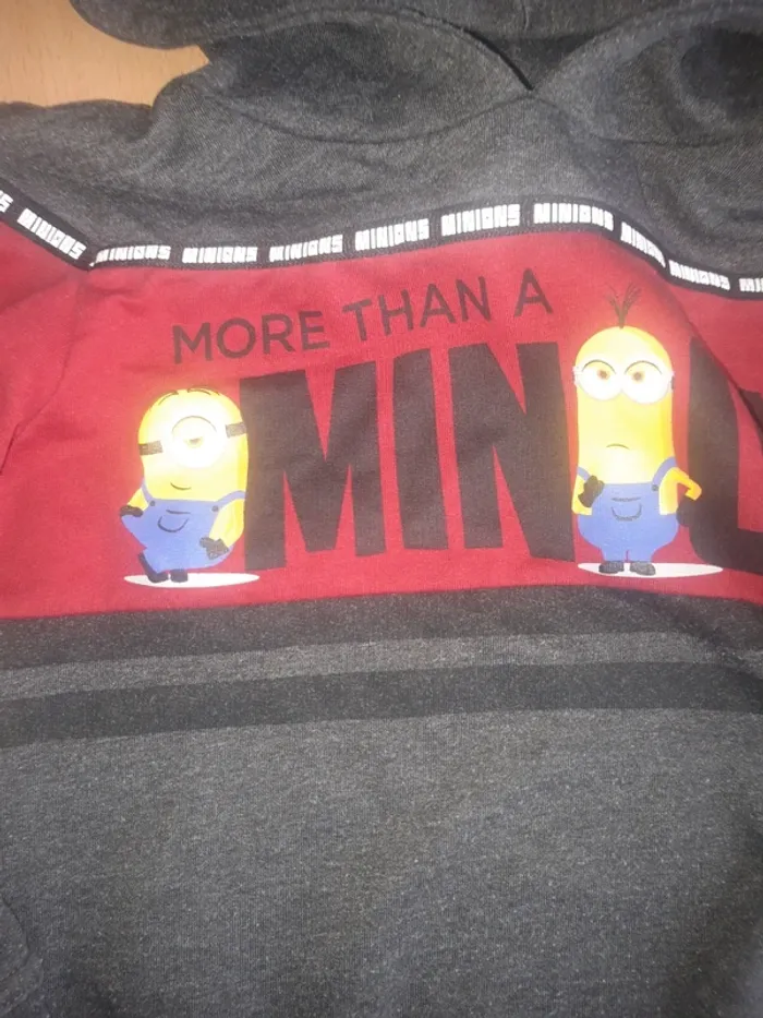 Sweatshirt minions 8 ans - photo numéro 2