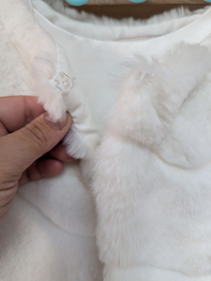 Robe blanche et verte cérémonie 2ans - photo numéro 5