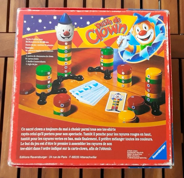 jeu de société drôle de clown ravensburger enfants - photo numéro 3