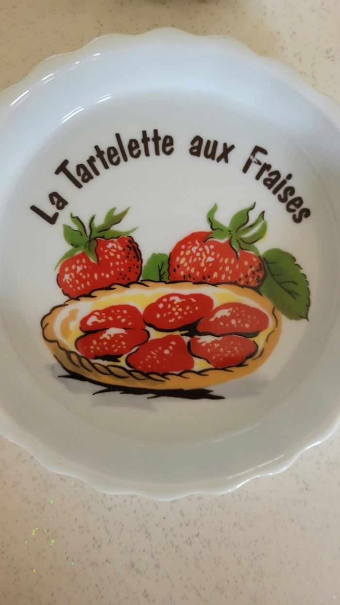 Lot de 6 mini moules à tartes en porcelaine NEUF - photo numéro 3