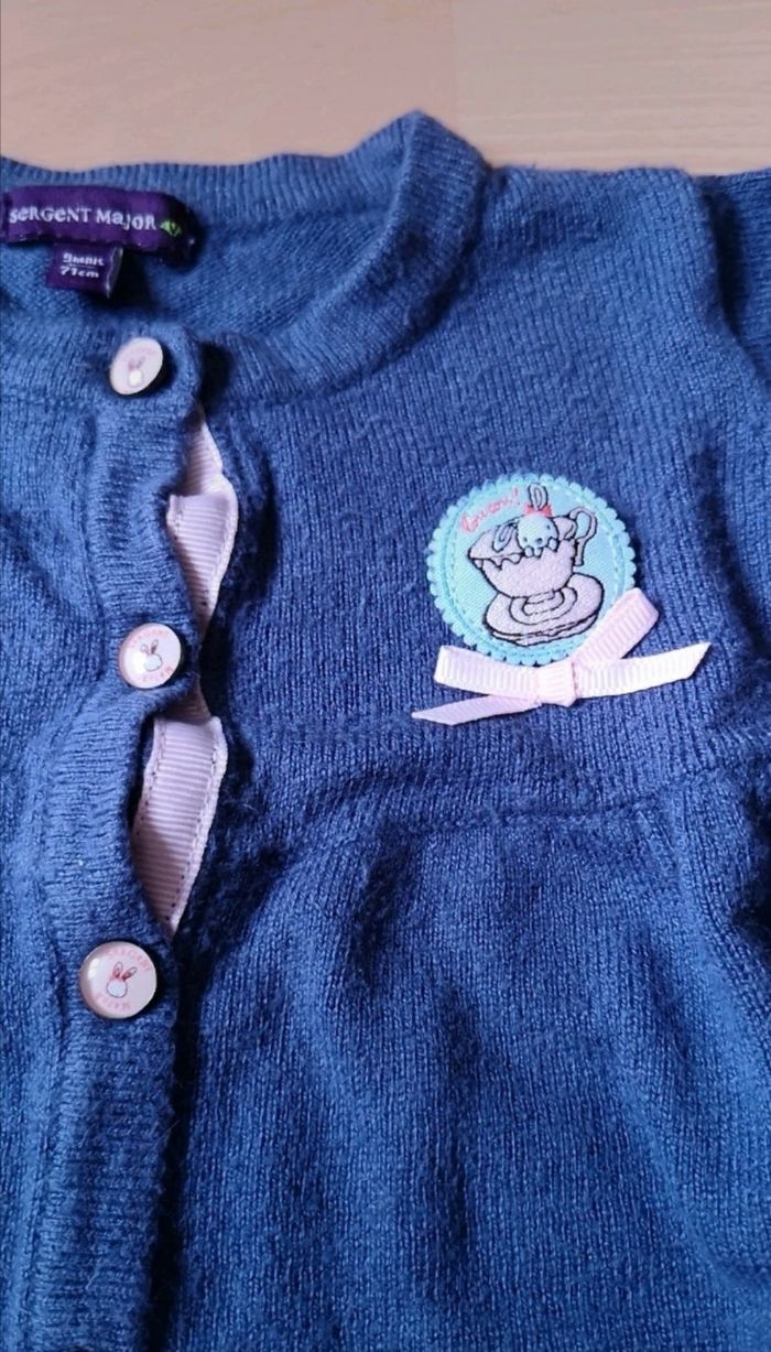 Gilet coton, 9 mois - photo numéro 2