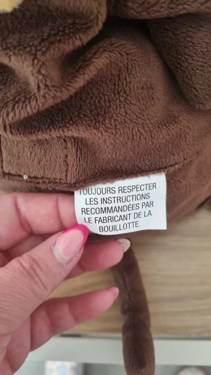 Peluche singe pour bouillotte - photo numéro 11