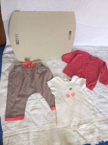 Ensemble gilet + pantalon+t shirt