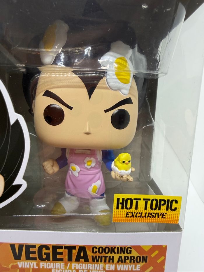Funko Pop Dragon Ball Vegeta Cooking With Apron 849 Hot Topic 🇺🇸 - photo numéro 2