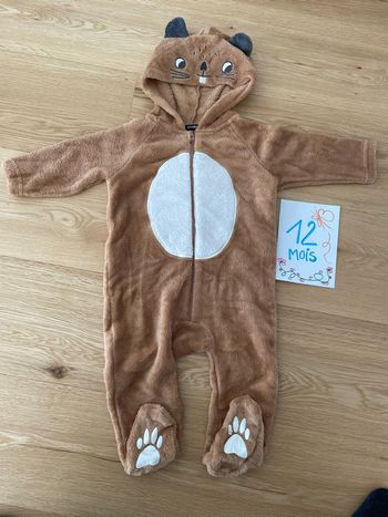 Surpyjama 12 mois castor