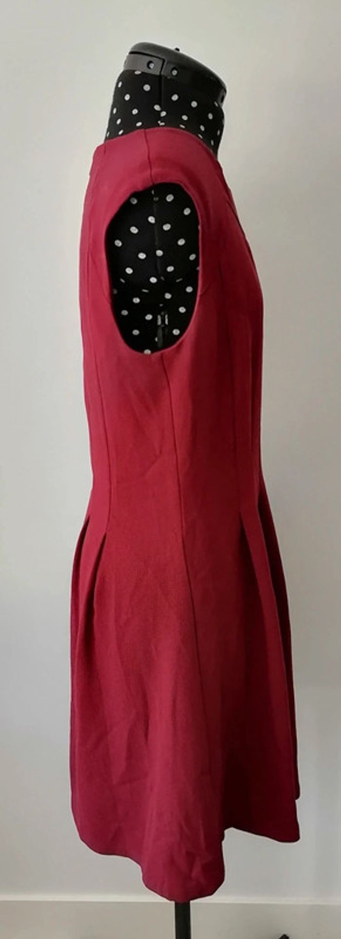 Robe rouge bordeaux unie Taille 38 Comptoir des cotonniers - photo numéro 4
