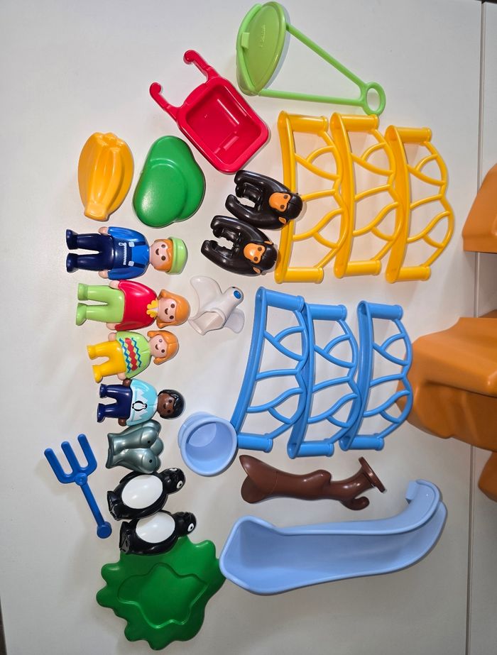 123 playmobil Parc animalier 9377 complet - photo numéro 3