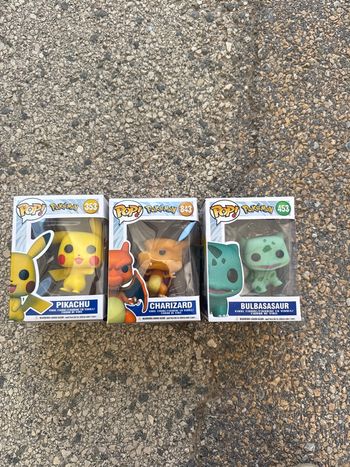Lot de 3 pop Pokémon 