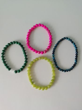 Lot bracelets en pierre naturelle